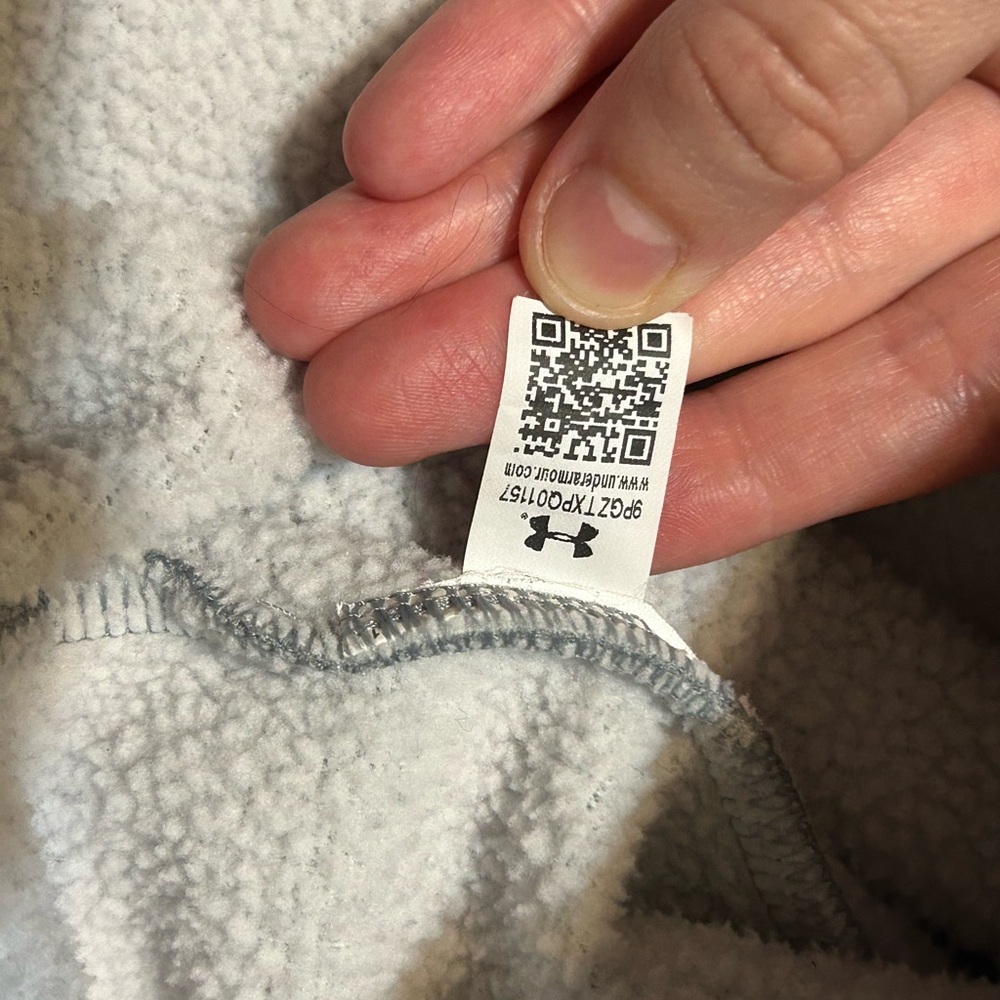 Under Armour Gray USA Flag Logo Hoodie Large - Picture 14 of 15